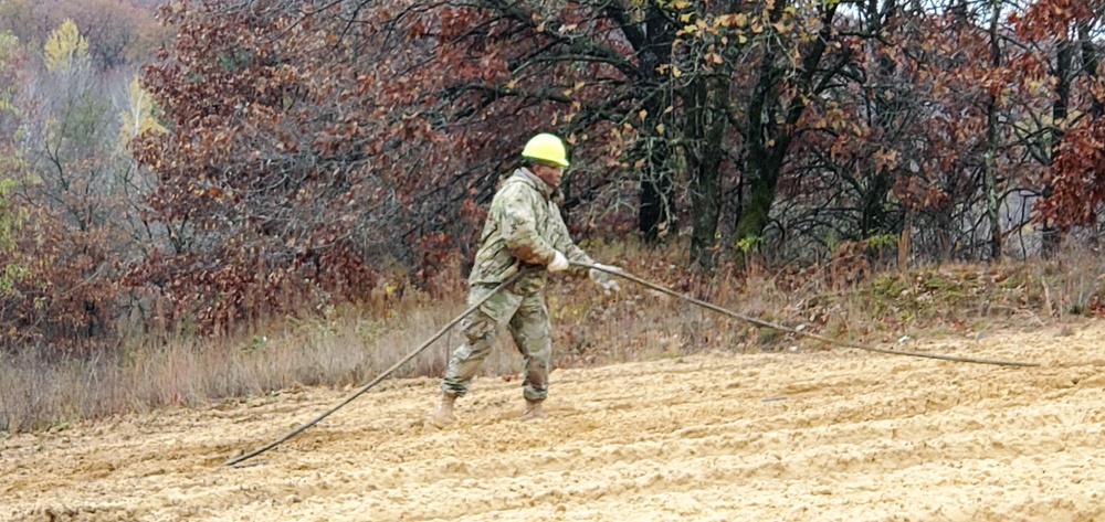 Soldiers hold field training for the Regional Training Site-Maintenance Wheeled-Vehicle Recovery Operations Course at Fort McCoy