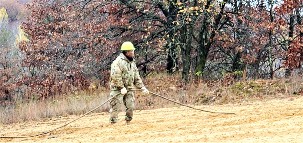 Soldiers hold field training for the Regional Training Site-Maintenance Wheeled-Vehicle Recovery Operations Course at Fort McCoy