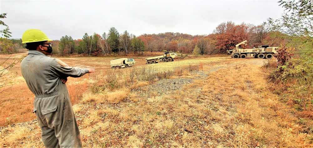 Soldiers hold field training for the Regional Training Site-Maintenance Wheeled-Vehicle Recovery Operations Course at Fort McCoy