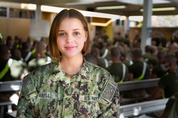 MCRD San Diego Sailor Poses For A Photo