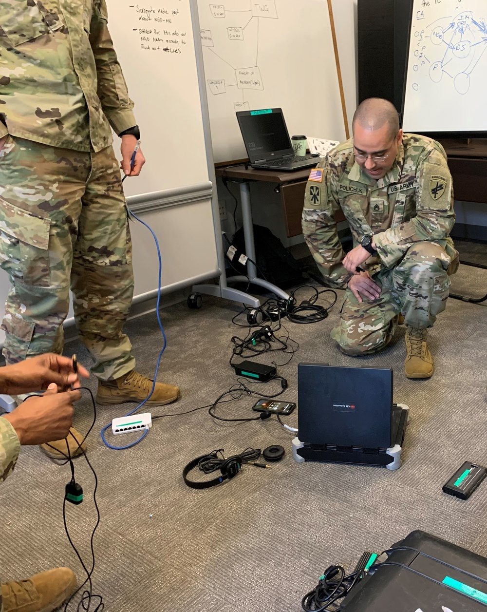 USACAPOC(A) Partnering with Army Cyber during Muscatatuck Urban Training Center Field Exercise