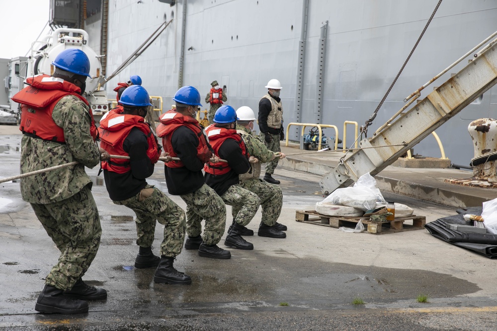 USS Bataan (LHD 5) Moves to NASSCO Shipyards