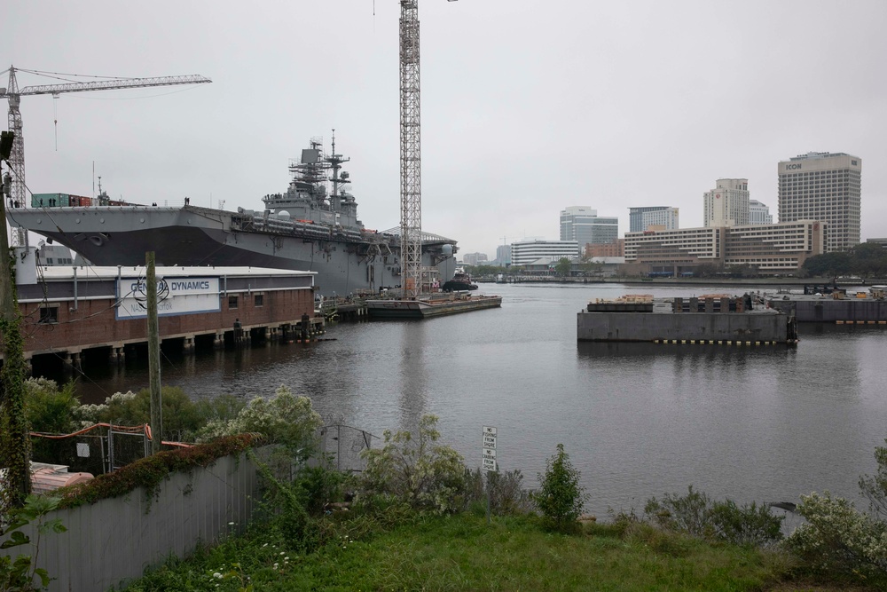 USS Bataan (LHD 5) Moves to NASSCO Shipyards