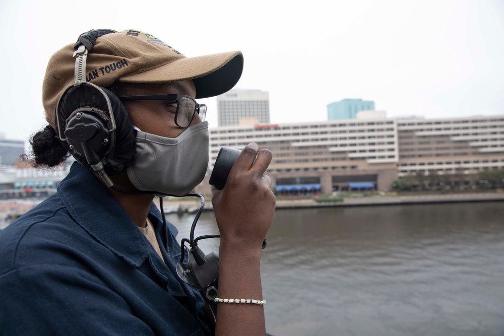 USS Bataan (LHD 5) Moves to NASSCO Shipyards