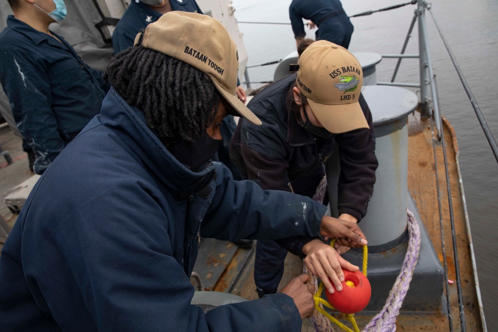 USS Bataan (LHD 5) Moves to NASSCO Shipyards