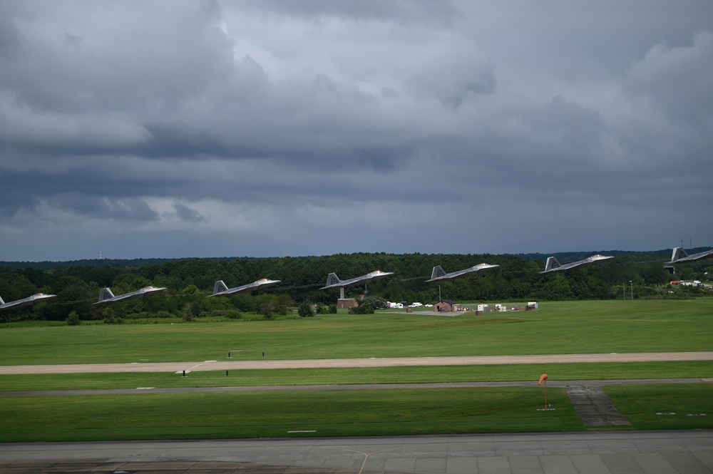 F-22 Takeoff trajectory composite