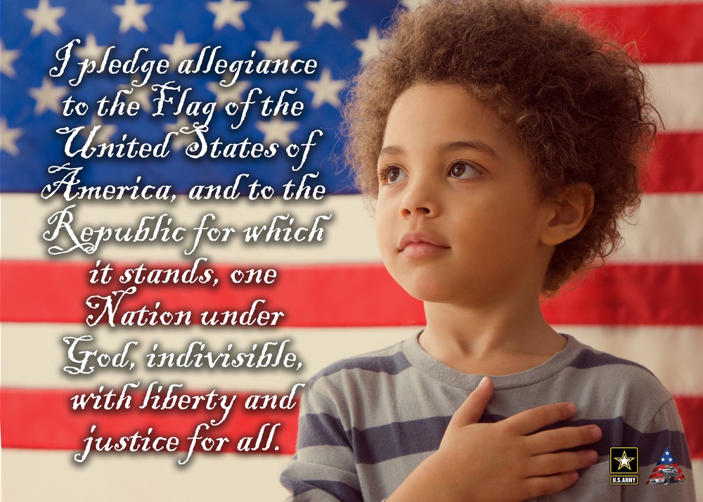 Pledge of Allegiance Day infographic
