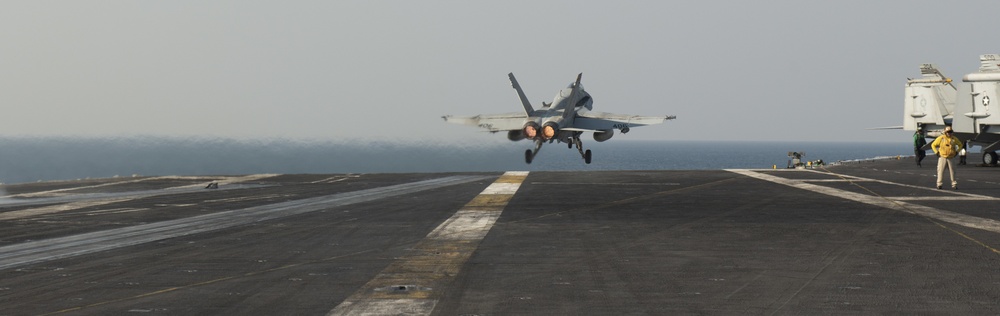 Aircraft Launches Off Flight Deck