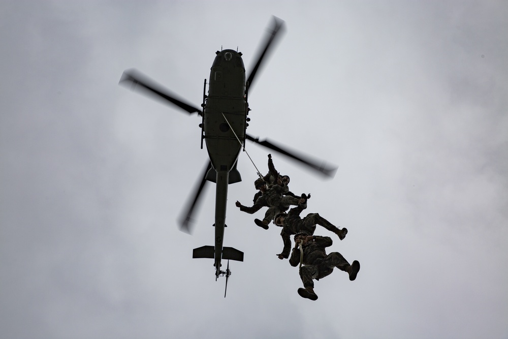 Special Patrol Insertion/Extraction and Helicopter Rappel Training