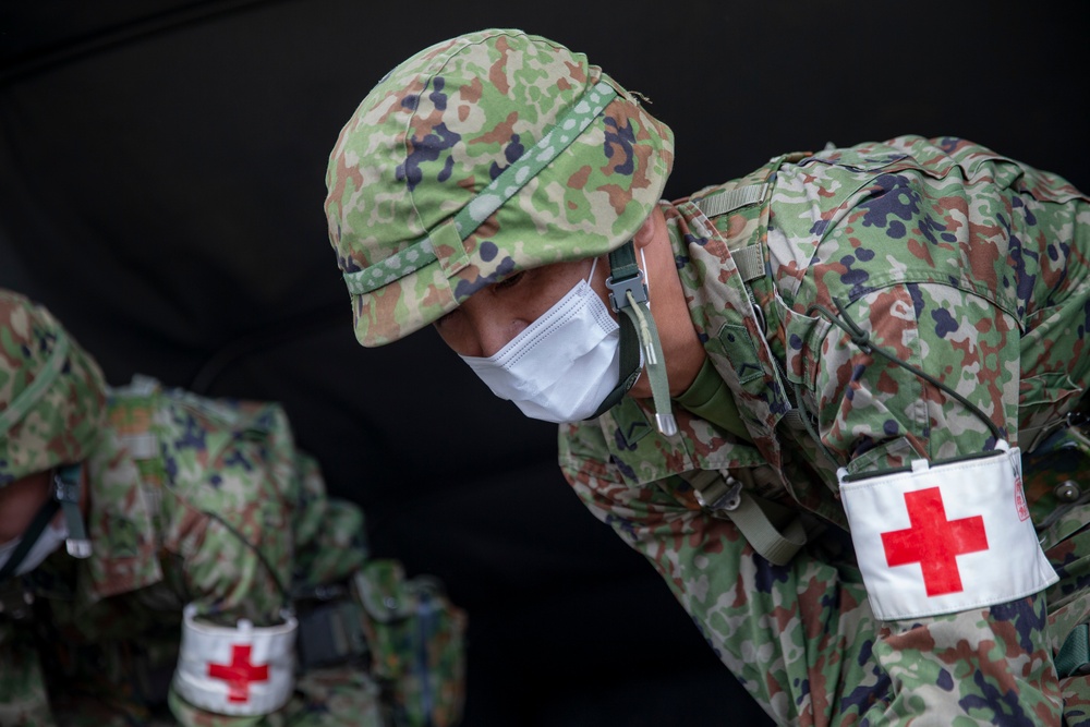 Japan Ground Self-Defense Force Medical Evacuation Training
