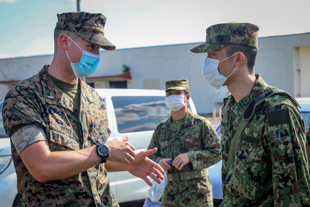Green Meets Green | JGSDF Soldiers Visit 3rd MLG