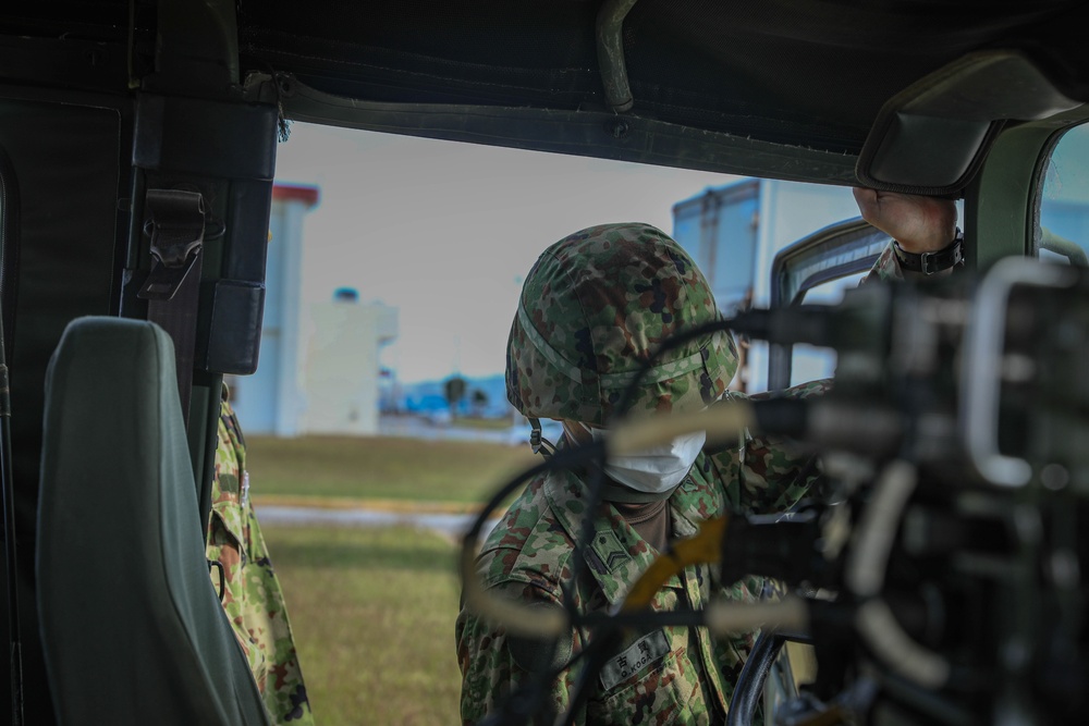 Green Meets Green | JGSDF Soldiers Visit 3rd MLG