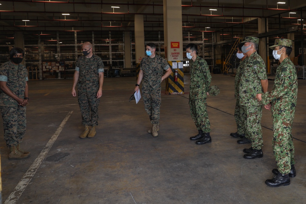 Green Meets Green | JGSDF Soldiers Visit 3rd MLG