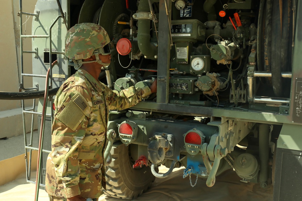 Soldier assist with fueling