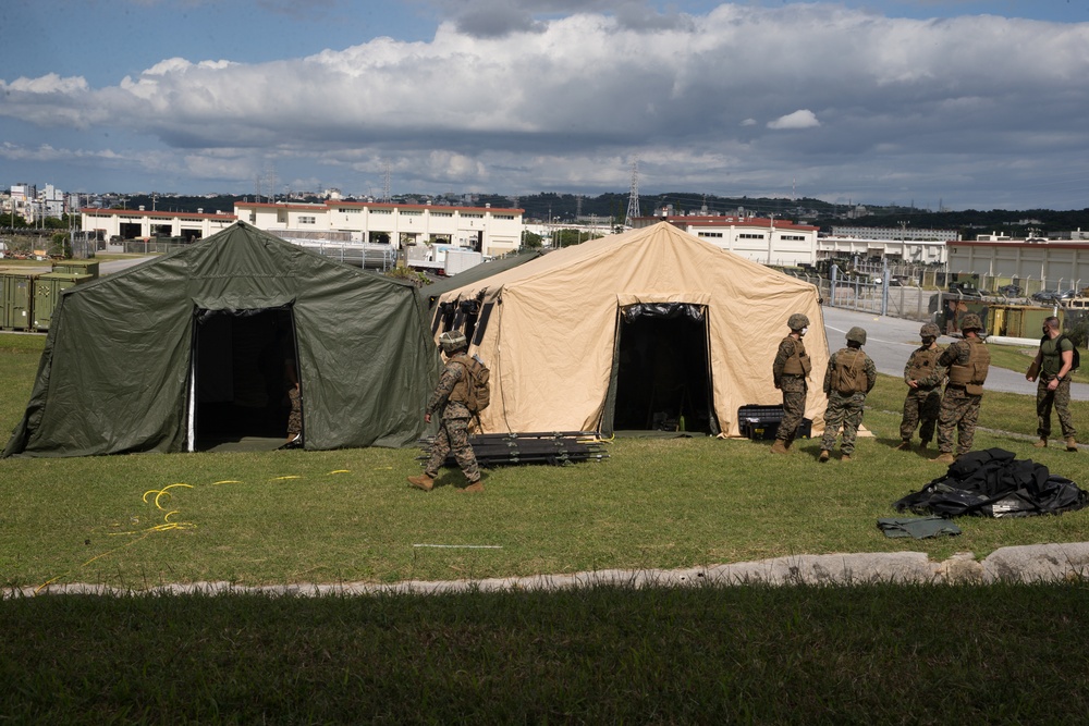 3rd Medical Battalion conducts Alert Contingency Marine Air-Ground Task Force training