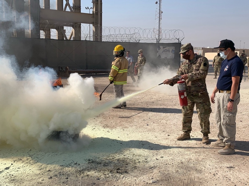 Fire extinguisher training