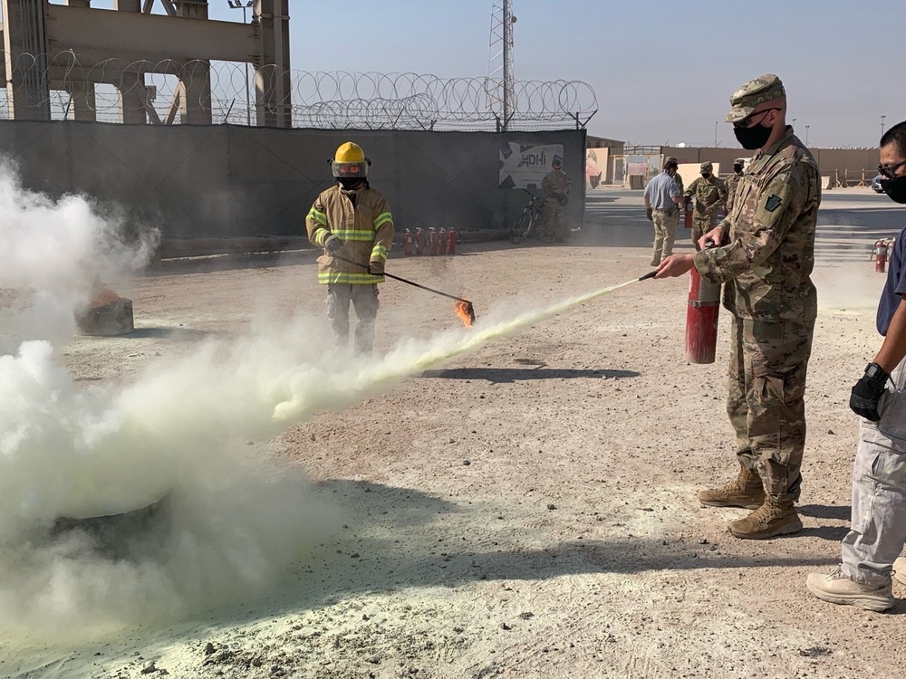 Fire extinguisher training