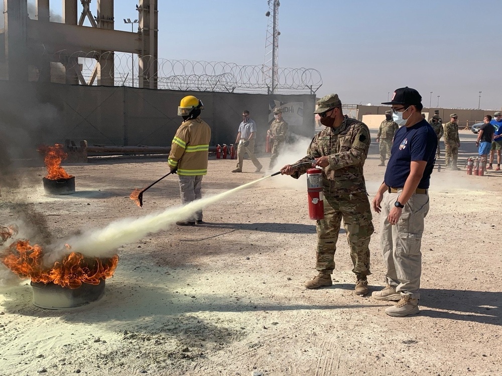 Fire extinguisher training