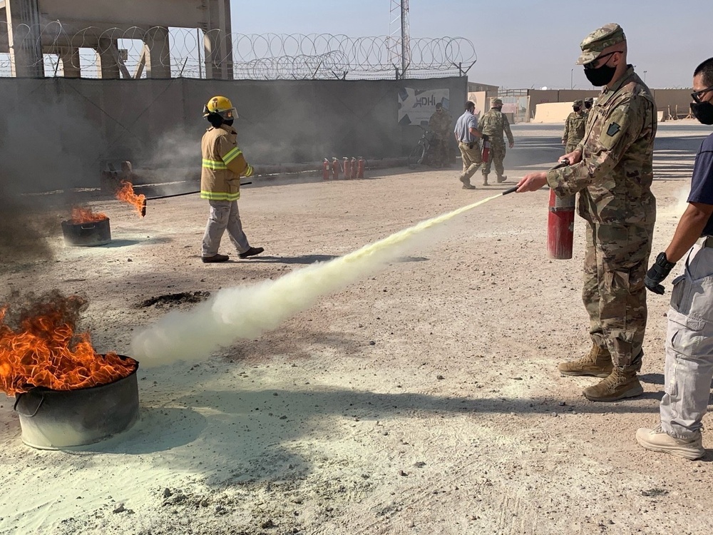 Fire extinguisher training