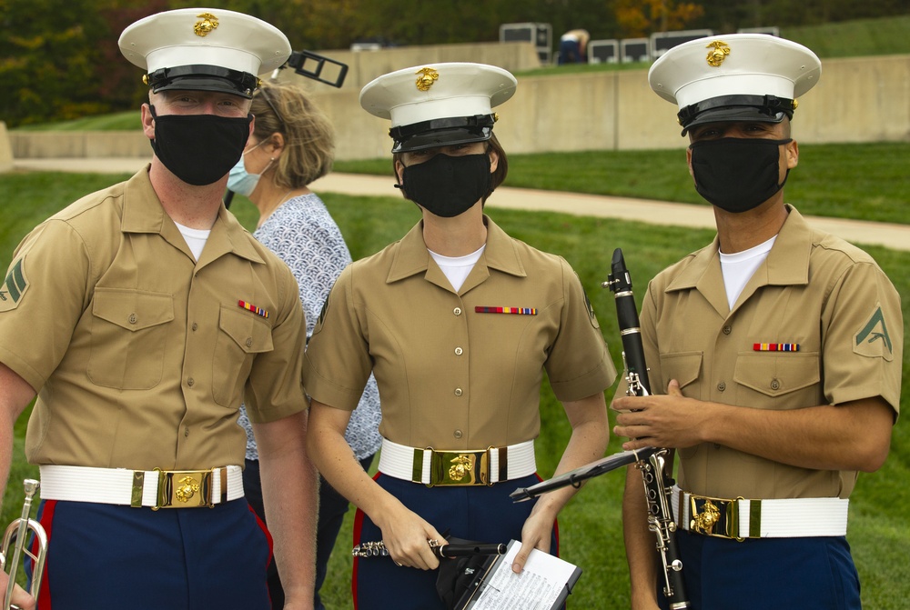 Quantico Marine Corps Band Performs at the National Museum of the Marine Corps