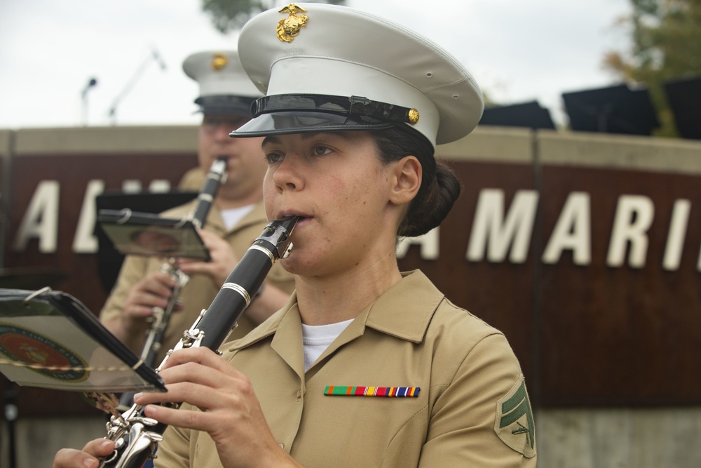 Quantico Marine Corps Band Performs at the National Museum of the Marine Corps