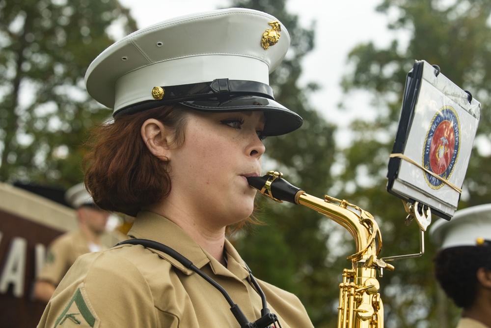 Quantico Marine Corps Band Performs at the National Museum of the Marine Corps