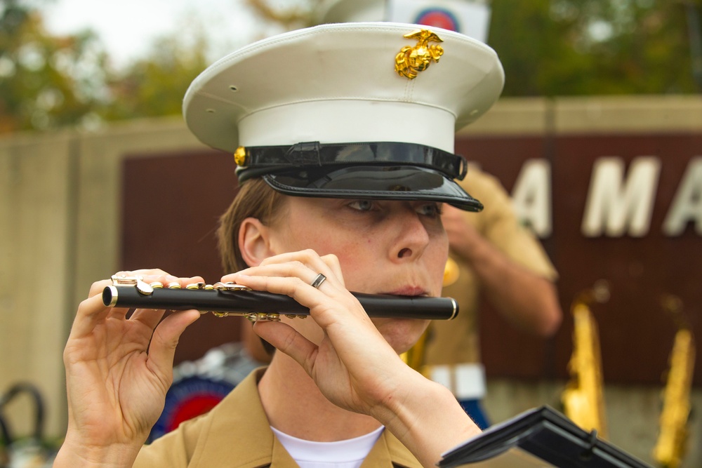 Quantico Marine Corps Band Performs at the National Museum of the Marine Corps