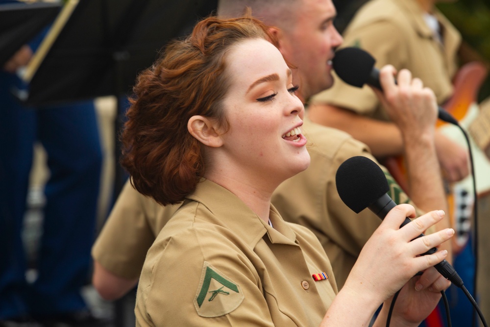 Quantico Marine Corps Band Performs at the National Museum of the Marine Corps