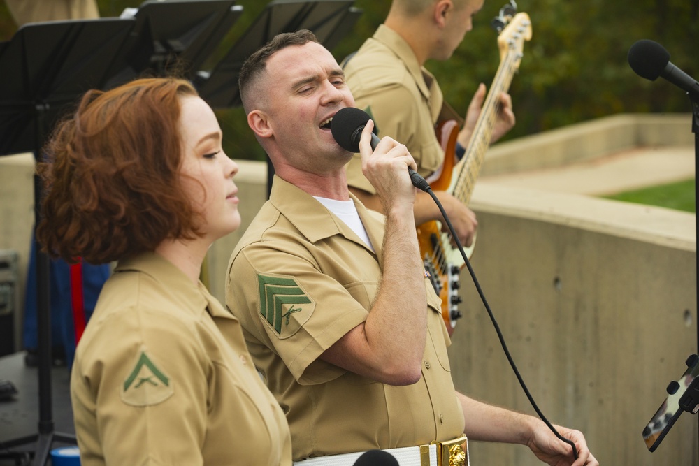 Quantico Marine Corps Band Performs at the National Museum of the Marine Corps