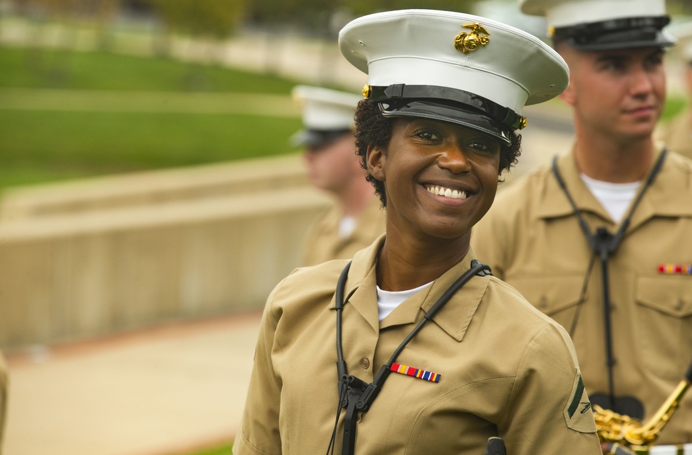 Quantico Marine Corps Band Performs at the National Museum of the Marine Corps