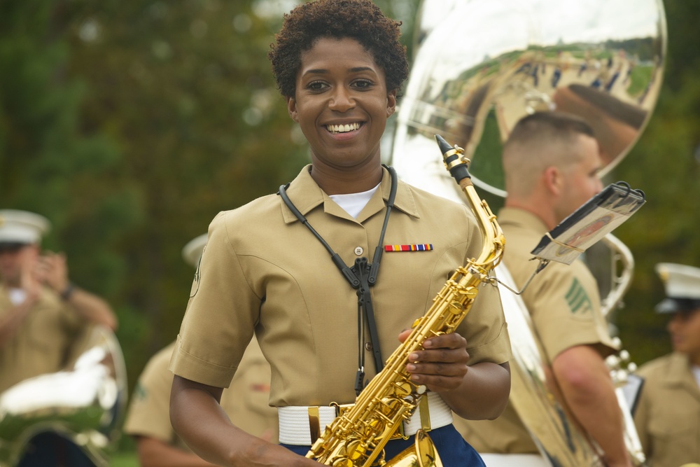 Quantico Marine Corps Band Performs at the National Museum of the Marine Corps