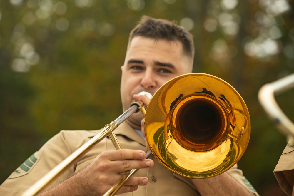 Quantico Marine Corps Band Performs at the National Museum of the Marine Corps