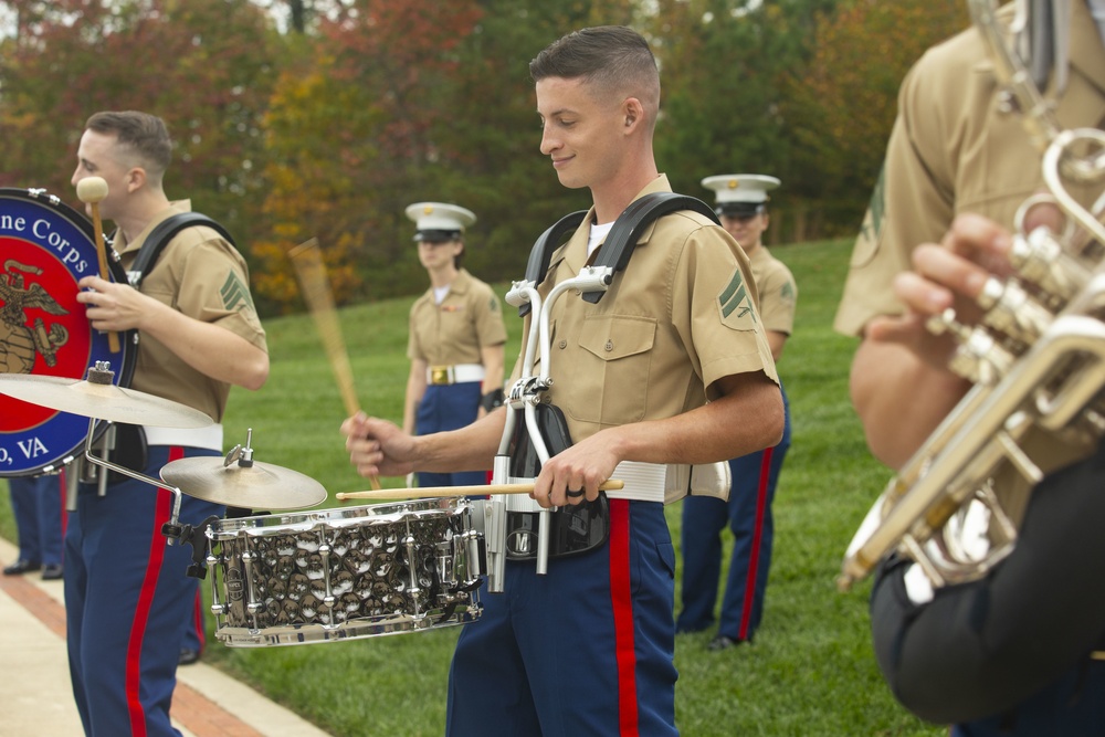 Quantico Marine Corps Band Performs at the National Museum of the Marine Corps