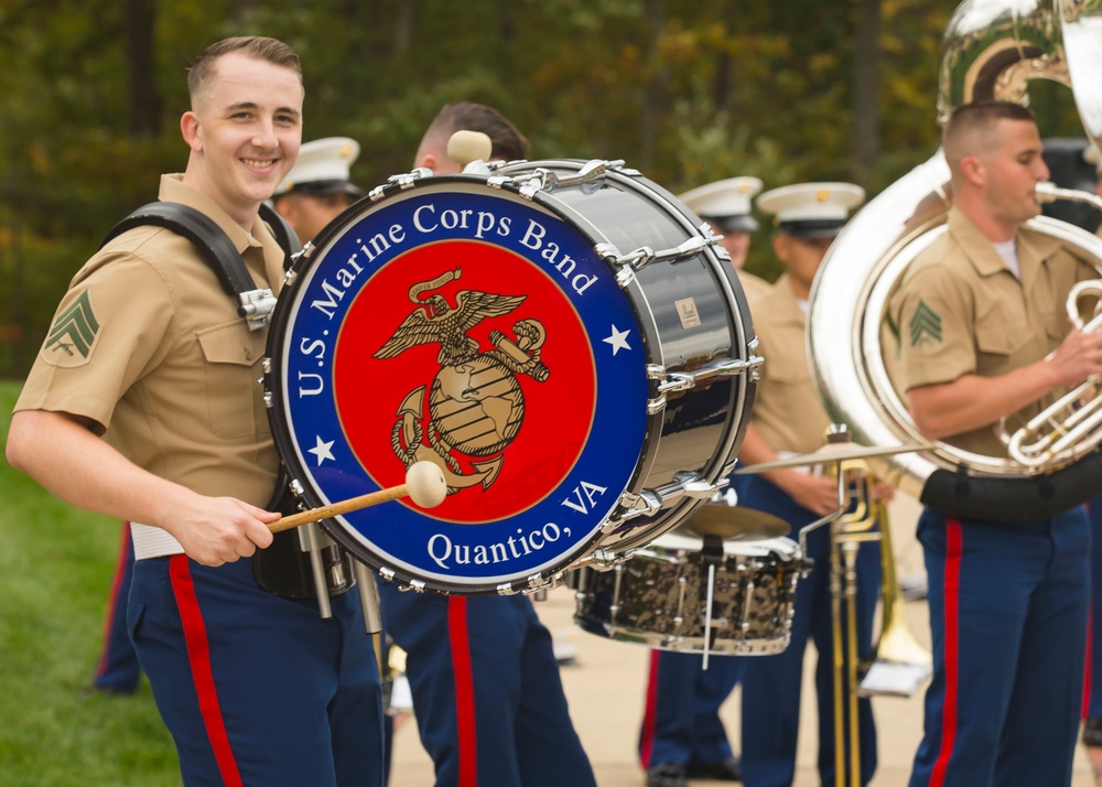 Quantico Marine Corps Band Performs at the National Museum of the Marine Corps