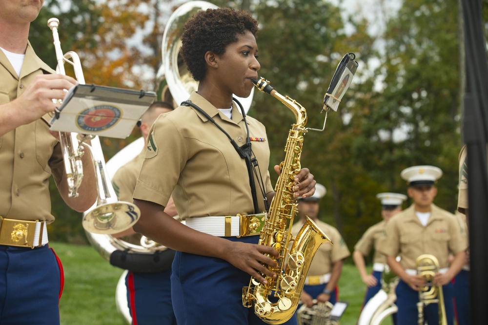 Quantico Marine Corps Band Performs at the National Museum of the Marine Corps