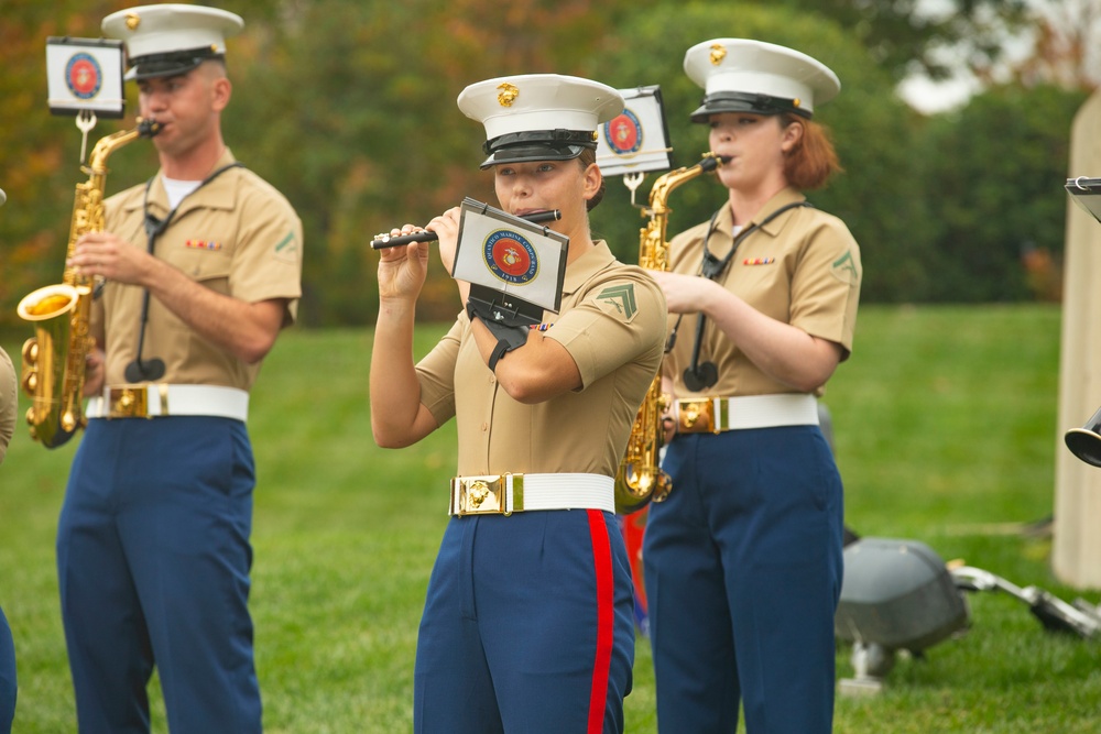 Quantico Marine Corps Band Performs at the National Museum of the Marine Corps