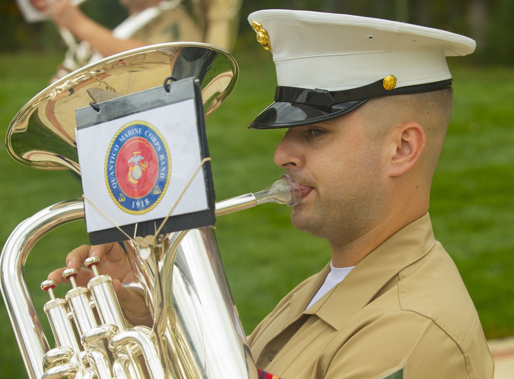 Quantico Marine Corps Band Performs at the National Museum of the Marine Corps