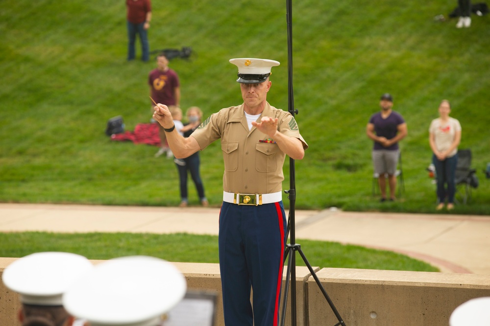 Quantico Marine Corps Band Performs at the National Museum of the Marine Corps