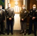 Meyer receives the Nininger Award for valor at arms