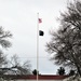 American Flag and Fort McCoy