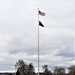 American Flag and Fort McCoy