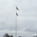 American Flag and Fort McCoy