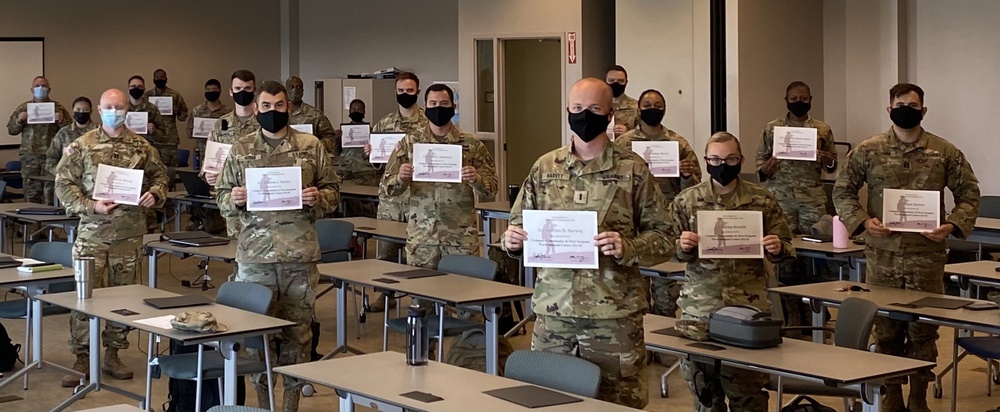 Georgia Army National Guard Pre-Command Course Graduates