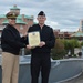 Re-enlistment ceremony aboard Battleship Wisconsin