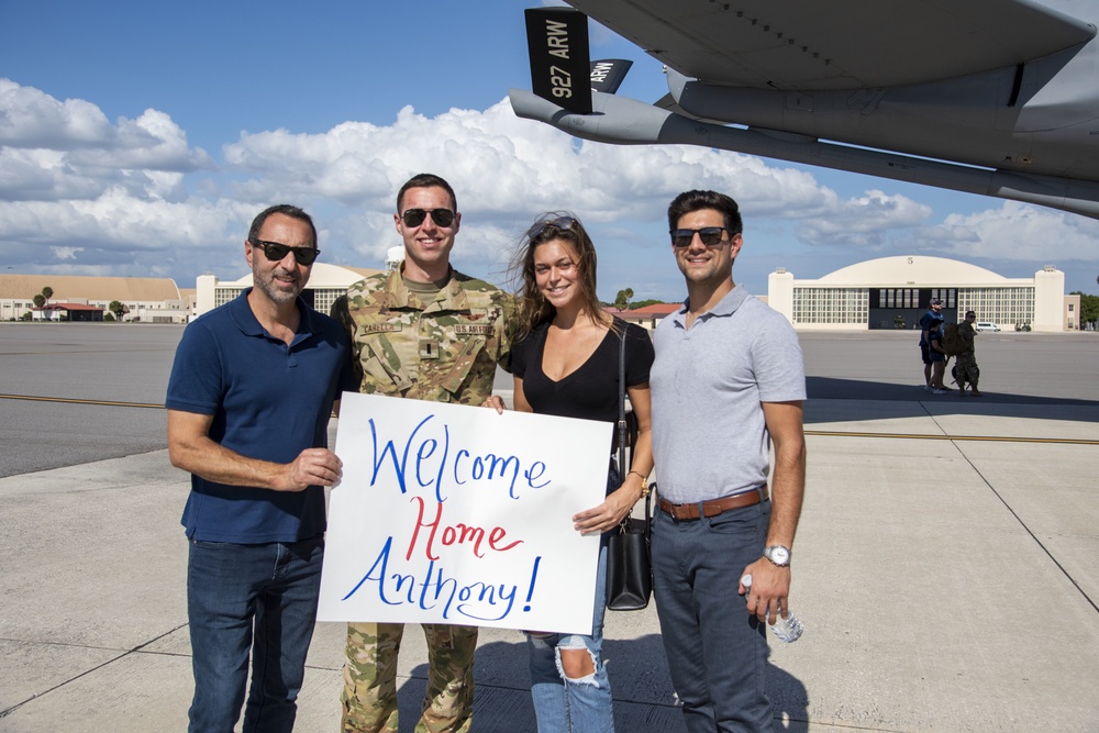 21 Airmen of the 50th EARS return home from Al Udeid