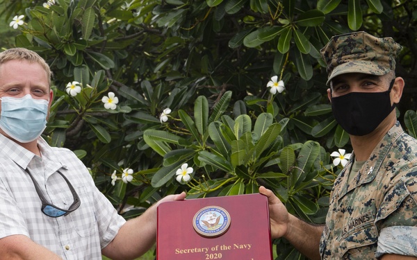 Col. Koumparakis awards base environmental