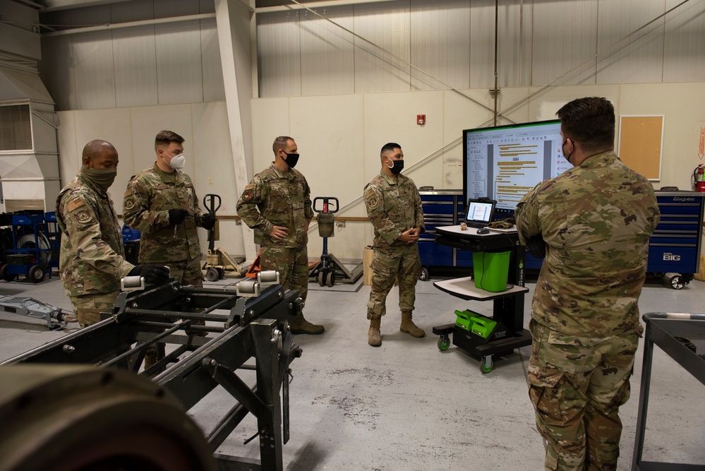 366th MUNS conducts bomb build training during immersion tour