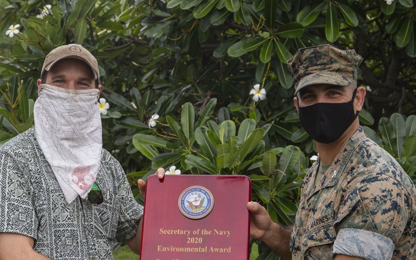 Col. Koumparakis awards base environmental