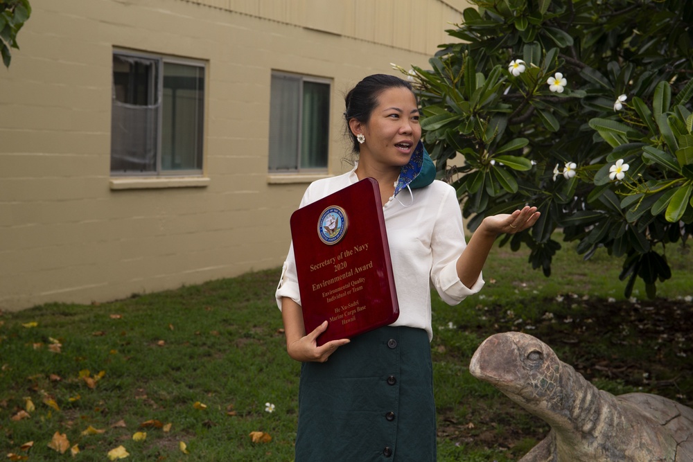Col. Koumparakis awards base environmental