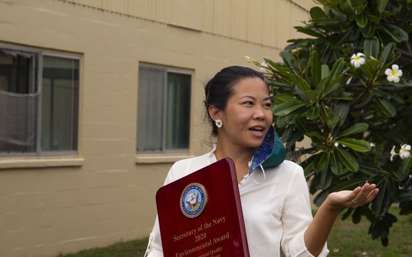 Col. Koumparakis awards base environmental